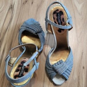 Dolce & Gabbana denim shoes